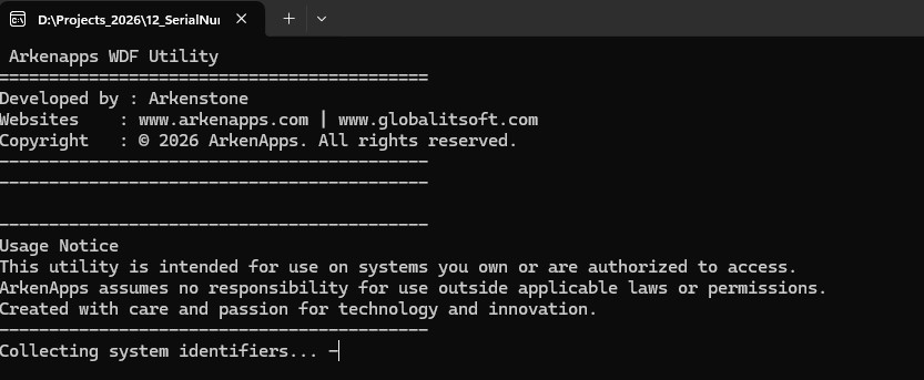 Console Output Screenshot